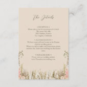 Boho details bijsluiter informatiekaartje (Voorkant)