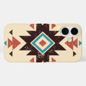 Boho Diamant Embleem Case-Mate iPhone Case (Achterkant (horizontaal))