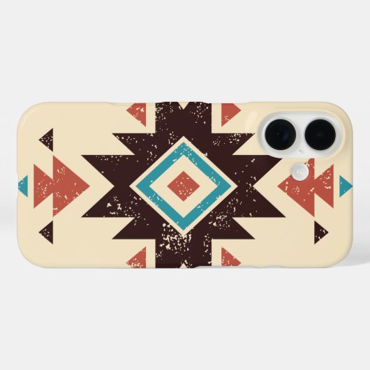 Boho Diamant Embleem Case-Mate iPhone Case (Achterkant (horizontaal))