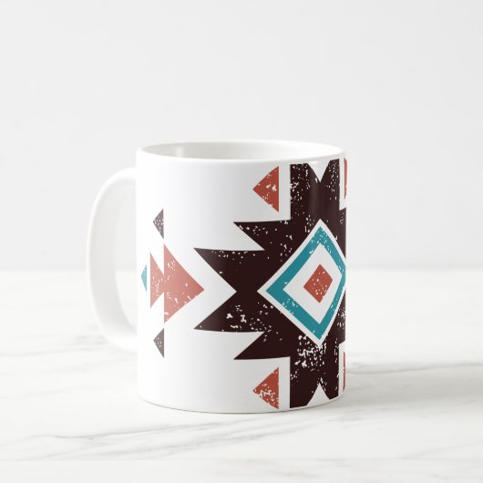 Boho Diamant Embleem Koffiemok (Voorkant links)