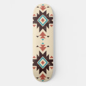 Boho Diamant Embleem Persoonlijk Skateboard (Voorkant)