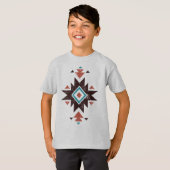 Boho Diamant Embleem T-shirt (Voorkant volledig)