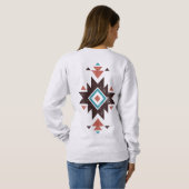 Boho Diamant Embleem Trui (Achterkant volledig)