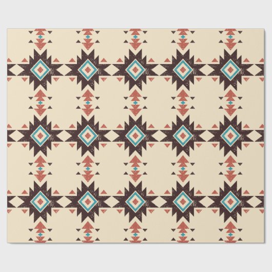 Boho Diamond Emblem Cadeaupapier (Vlak)