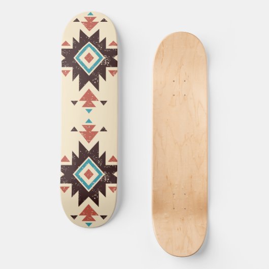 Boho Diamond Emblem Persoonlijk Skateboard (Voorkant)