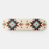 Boho Diamond Emblem Persoonlijk Skateboard (Horizontaal)