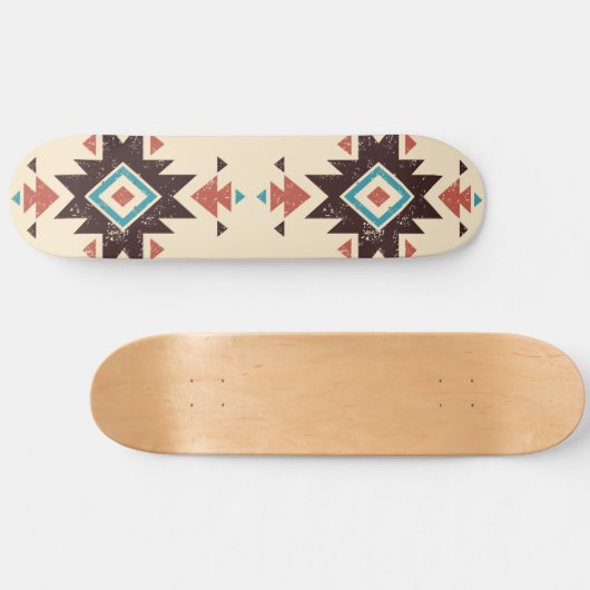 Boho Diamond Emblem Persoonlijk Skateboard (Horizontaal)