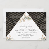 Boho Diamond Folie Onyx Deco Gold Eucalyptus Kaart (Voorkant)