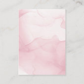 Boho Diaper Raffle Card Pampas Grass Baby shower Informatiekaartje (Achterkant)