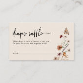 Boho Diaper Raffle Informatiekaartje (Voorkant)