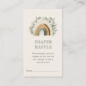Boho Diaper Raffle Informatiekaartje (Voorkant)