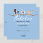 Boho Dieren Baby Jongen Shower Uitnodigingen (Voorkant / Achterkant)