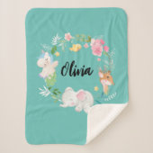 Boho-dieren: sherpa-dekens sherpa deken (Voorkant)