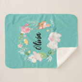 Boho-dieren: sherpa-dekens sherpa deken (Voorkant (horizontaal))