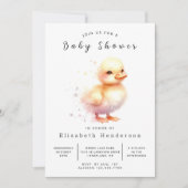 Boho Digital Duck-Baby shower Kaart (Voorkant)