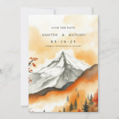 Boho Digital Mountain Save The Date (Voorkant)