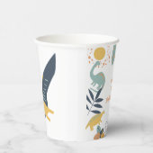 Boho Dinosaur Baby Verjaardagsfeest Papieren Bekers (Rechts)