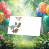 Boho Dinosaur Party Plaatskaartje