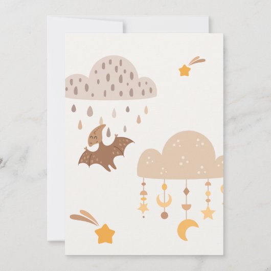 Boho Dinosaurus Party Dieren Kinderen Verjaardag Kaart (Achterkant)