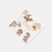 Boho Dinosaurus Party Dieren Kinderen Verjaardags Servet (Hoek)