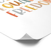 Boho Discipline staat gelijk aan Freedom Poster (Hoek)