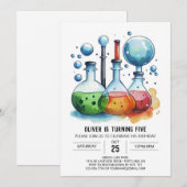 Boho Discovery Fusion Scientist Verjaardag Kaart (Voorkant / Achterkant)