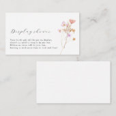 Boho Display Shower Enclosure Kaart (Voorkant / Achterkant)