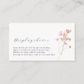 Boho Display Shower Enclosure Kaart (Voorkant)