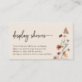 Boho Display Shower Enclosure Kaart (Voorkant)