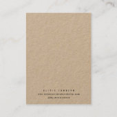 Boho DIY Handmade Jewelry Earrings Necklace Card Visitekaartje (Achterkant)