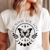 Boho Doe Wat Je Van Vlindermotivatie Houdt Tri-Blend Shirt