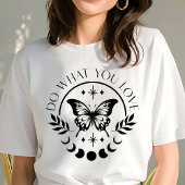Boho Doe Wat Je Van Vlindermotivatie Houdt Tri-Blend Shirt