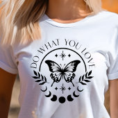Boho Doe Wat Je Van Vlindermotivatie Houdt Tri-Blend Shirt