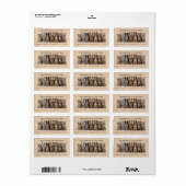 Boho Dog Walker / Huisdier Oppas Retouradres Label (Full Sheet)
