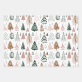 Boho Doodle-kerstboompatroon Inpakpapier Vel (Voorkant 2)