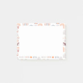 Boho Doodle Rainbow Pattern Post-it® Notes (Voorkant)