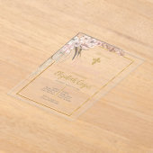 boho-doop acryl uitnodigingen (Laagn)