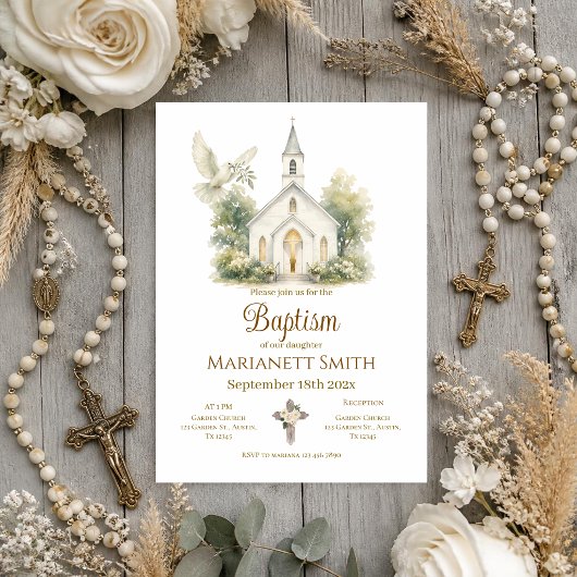 Boho Doop Kaart