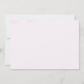 Boho Doop Spaans Uitnodiging (Achterkant)