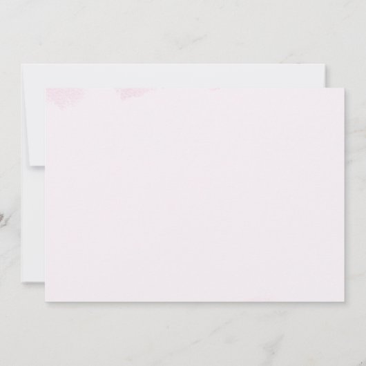 Boho Doop Spaans Uitnodiging (Achterkant)