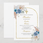 Boho doop Spaans voor jongen Kaart (Voorkant / Achterkant)