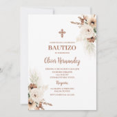 Boho doop spaanse uitnodiging (Voorkant)