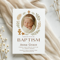 Boho Doop Uitnodiging voor Baby