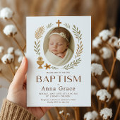 Boho Doop Uitnodiging voor Baby 