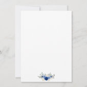 Boho doop uitnodiging voor meisje (Achterkant)