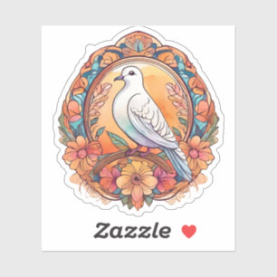 Boho Dove Sticker
