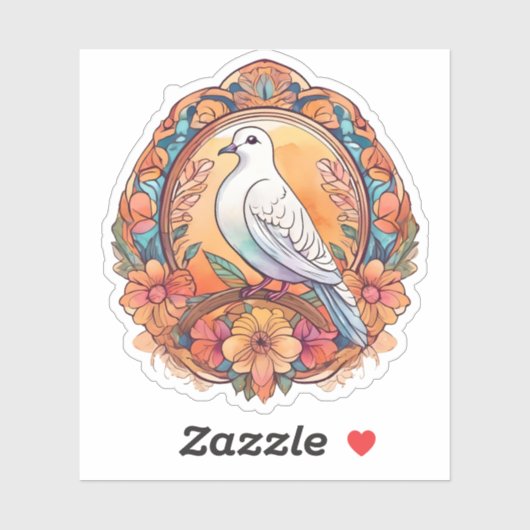 Boho Dove Sticker (Vel)