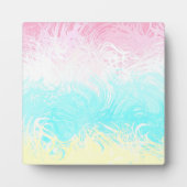 Boho Draaiend Groovy Abstract Genderflux Pride Vla Fotoplaat (Voorkant)