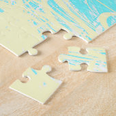 Boho Draaiend Groovy Abstract Genderflux Pride Vla Legpuzzel (Zijkant)