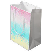 Boho Draaiend Groovy Abstract Genderflux Pride Vla Medium Cadeauzakje (Achterkant Gekanteld)